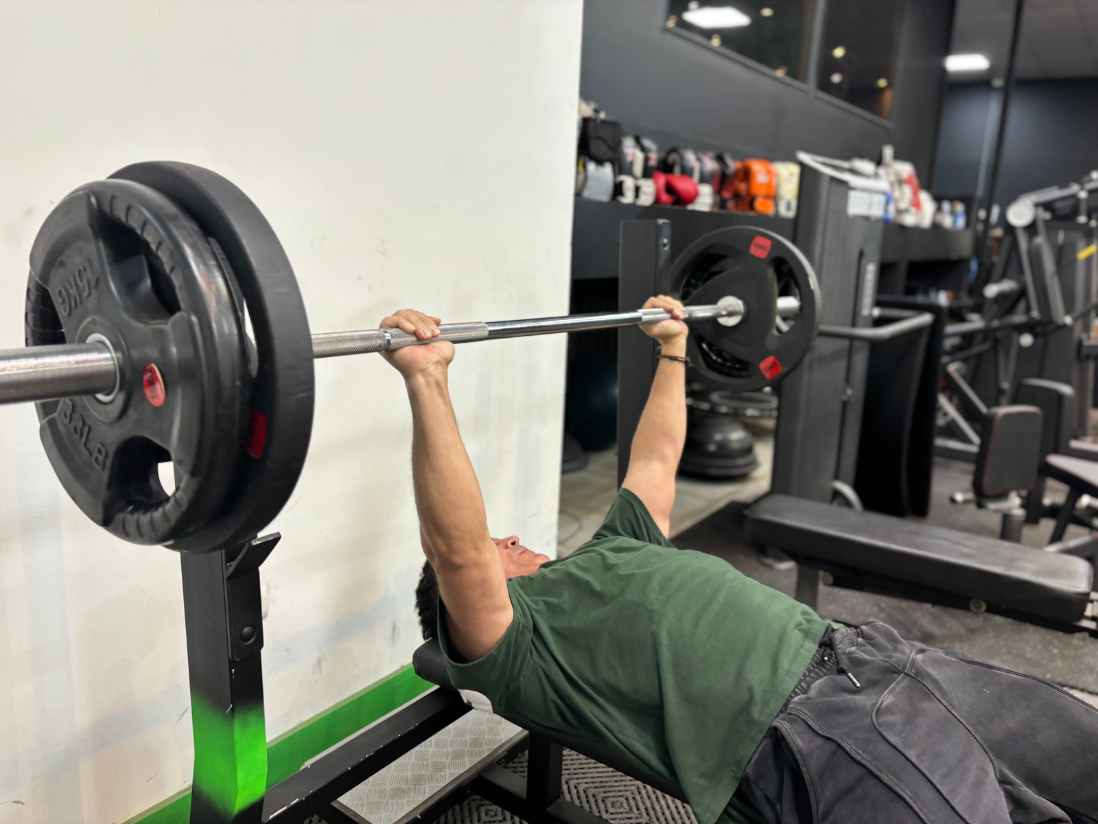 Memo Zamorano entrenando